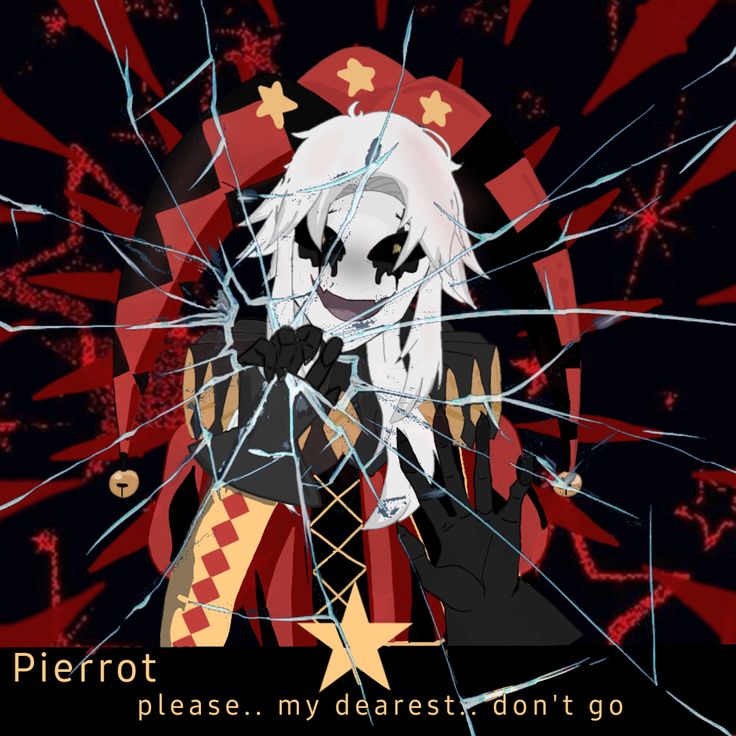 Pierrot Kawaii Coloring Page 2